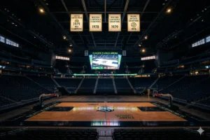 NBA arena championship banners