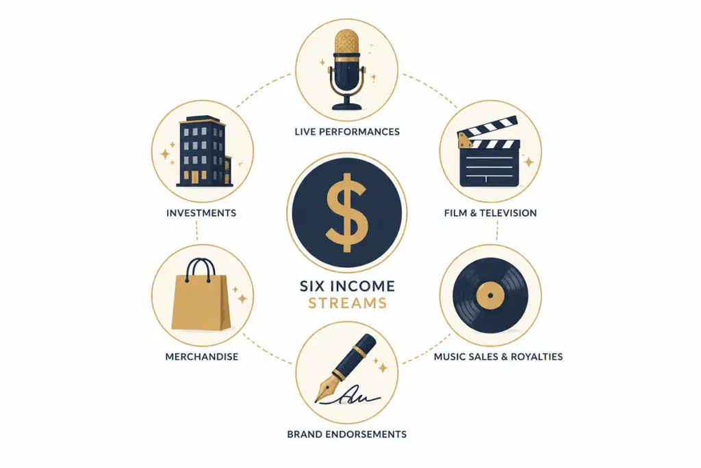 ashanti income streams infographic