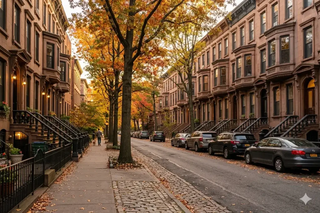 park slope brooklyn brownstone street
