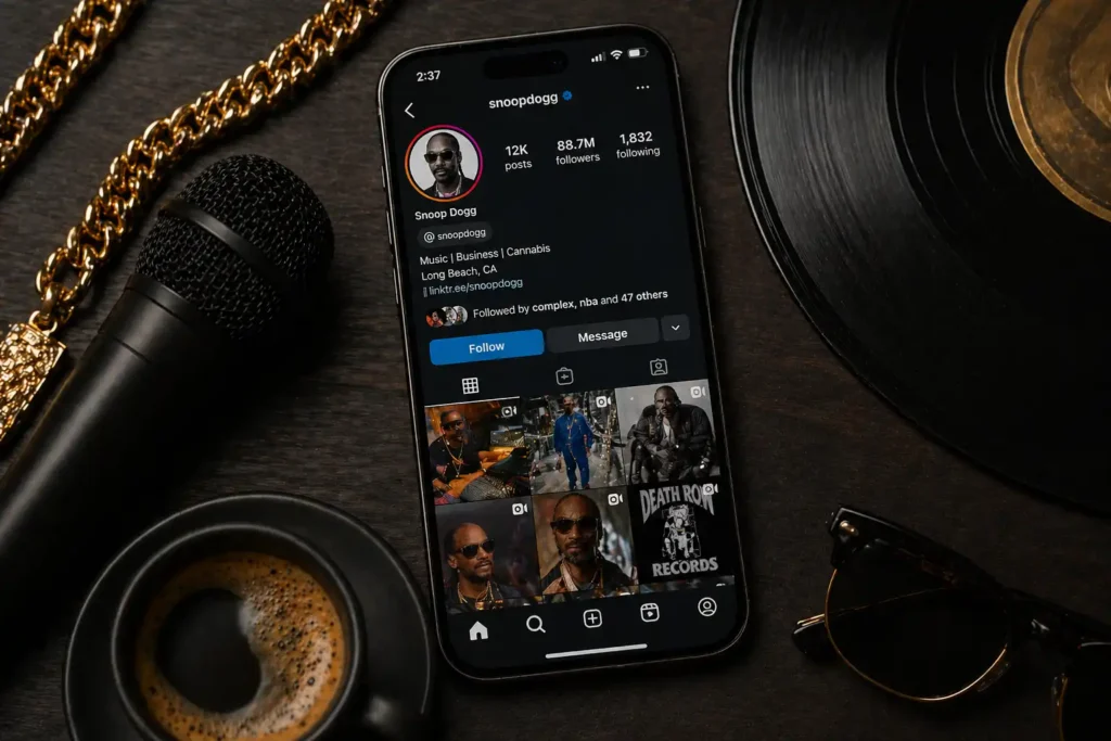 rapper social media instagram profile