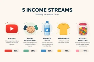 Ryan Trahan income sources chart