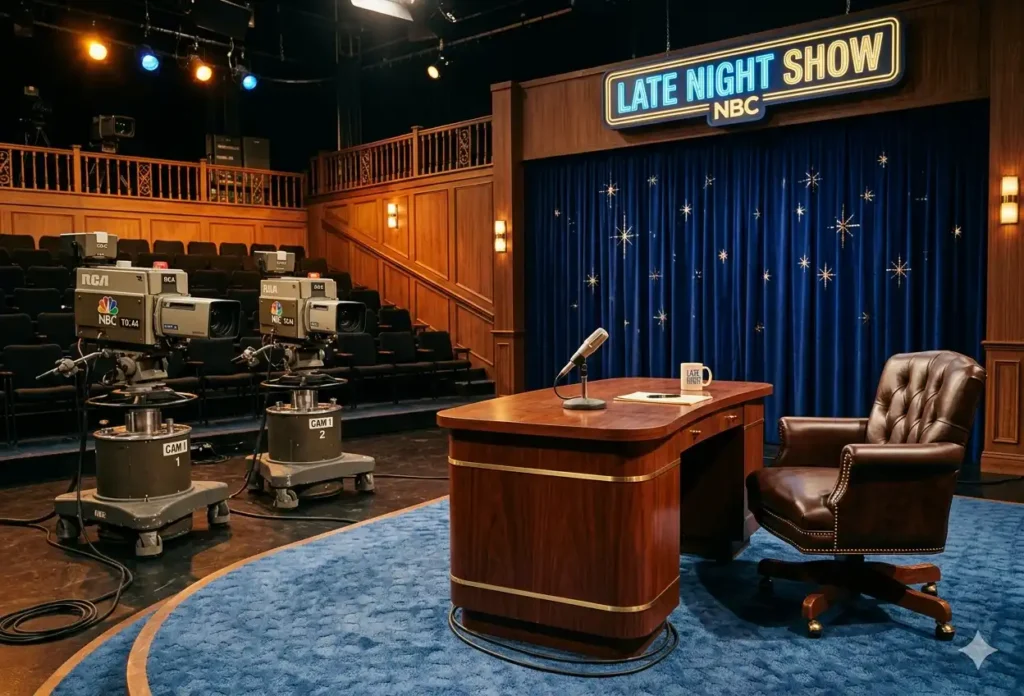 Vintage tonight show desk set