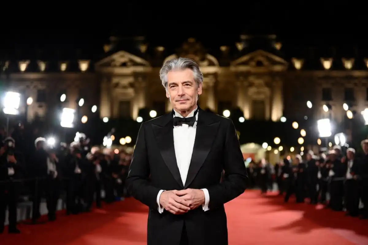 Andy Garcia at the 2026 Cannes premiere of his film noir Diamond Image