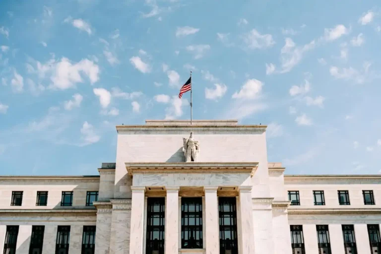Federal Reserve building exterior in Washington DC during May 2026 FOMC minutes release