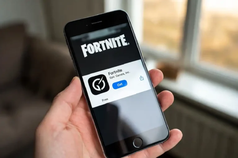 iPhone showing Fortnite App Store worldwide return download page in 2026