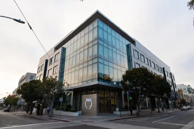 GitHub headquarters office building with logo signage during May 2026 breach disclosure