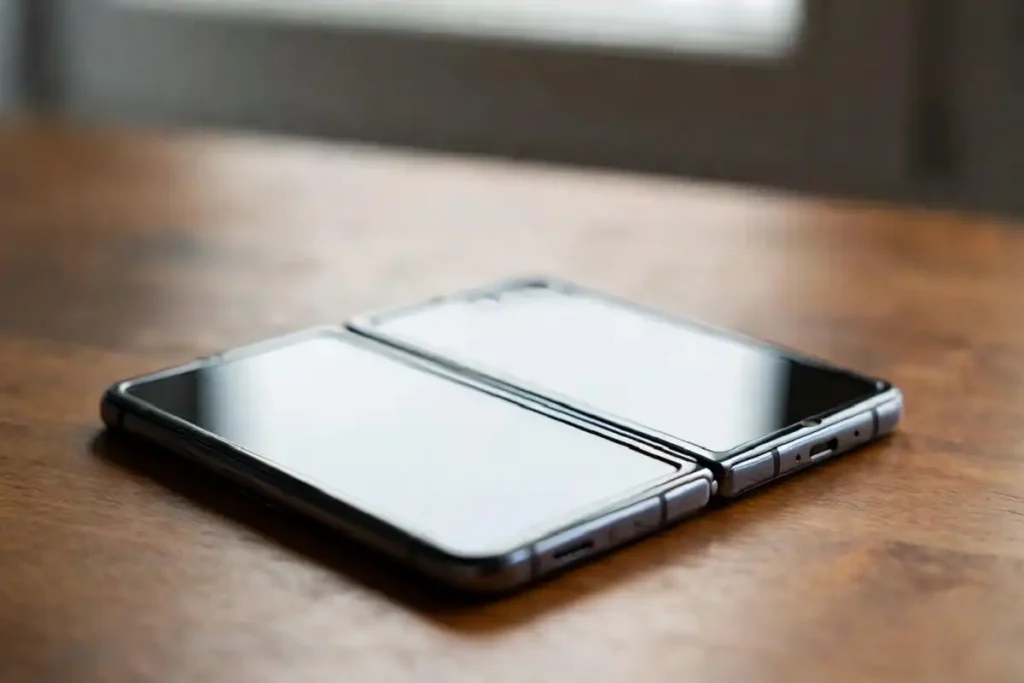 Pixel 10 Pro Fold showing redesigned water-drop hinge and slimmer foldable frame