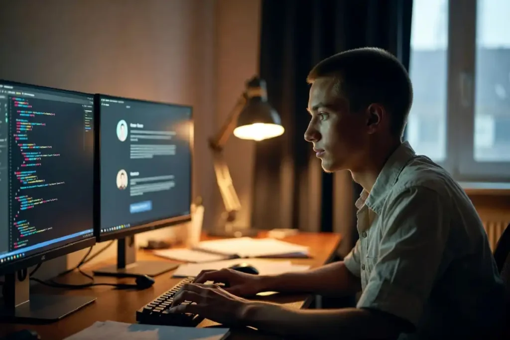 Software developer working with Claude Opus 4.7 on agentic coding tasks
