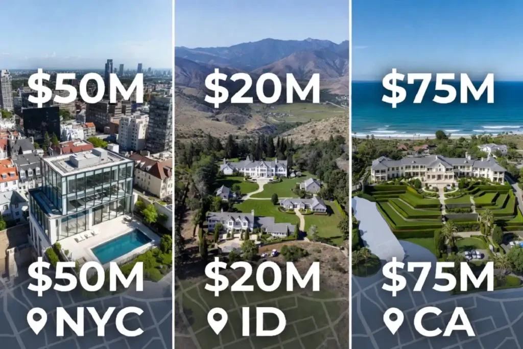 Bruce Willis real estate portfolio - luxury properties and net worth assets