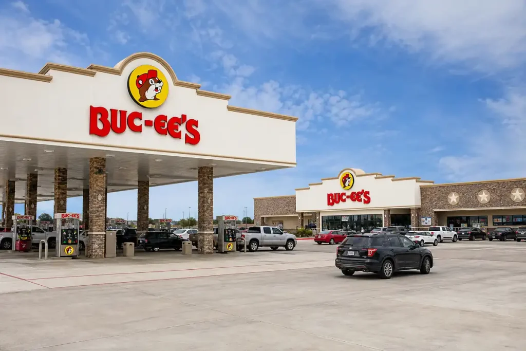 Buc-ee's travel center storefront in Lake Jackson Texas