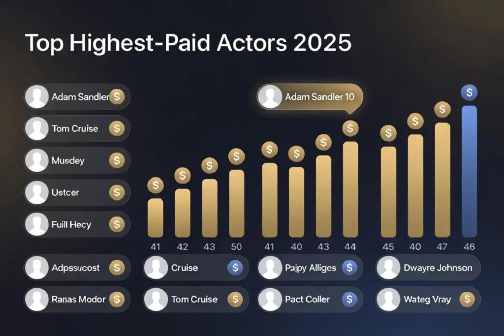 Celebrity net worth comparison chart showing 90s TV star earnings in 2026