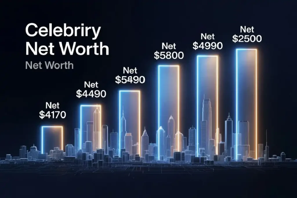 Celebrity net worth comparison chart 2026 — reality TV star wealth