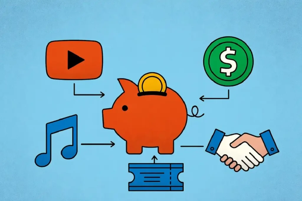 Danny Go net worth income streams visual