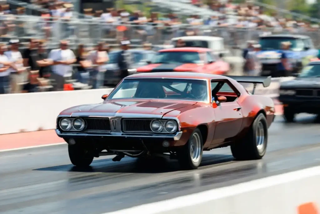 Don Baskin drag racing at an NMCA or NHRA motorsports event