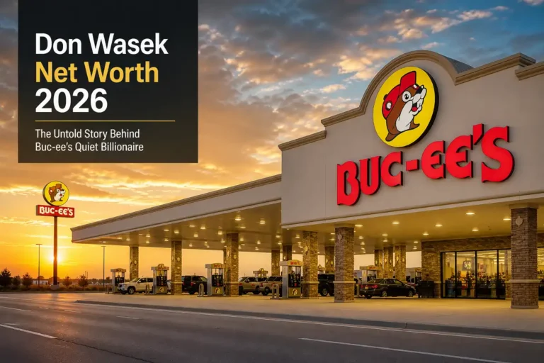 Don Wasek Buc-ee's co-founder net worth concept image