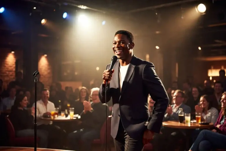 Druski comedian smiling on stage representing his net worth and career success in 2026