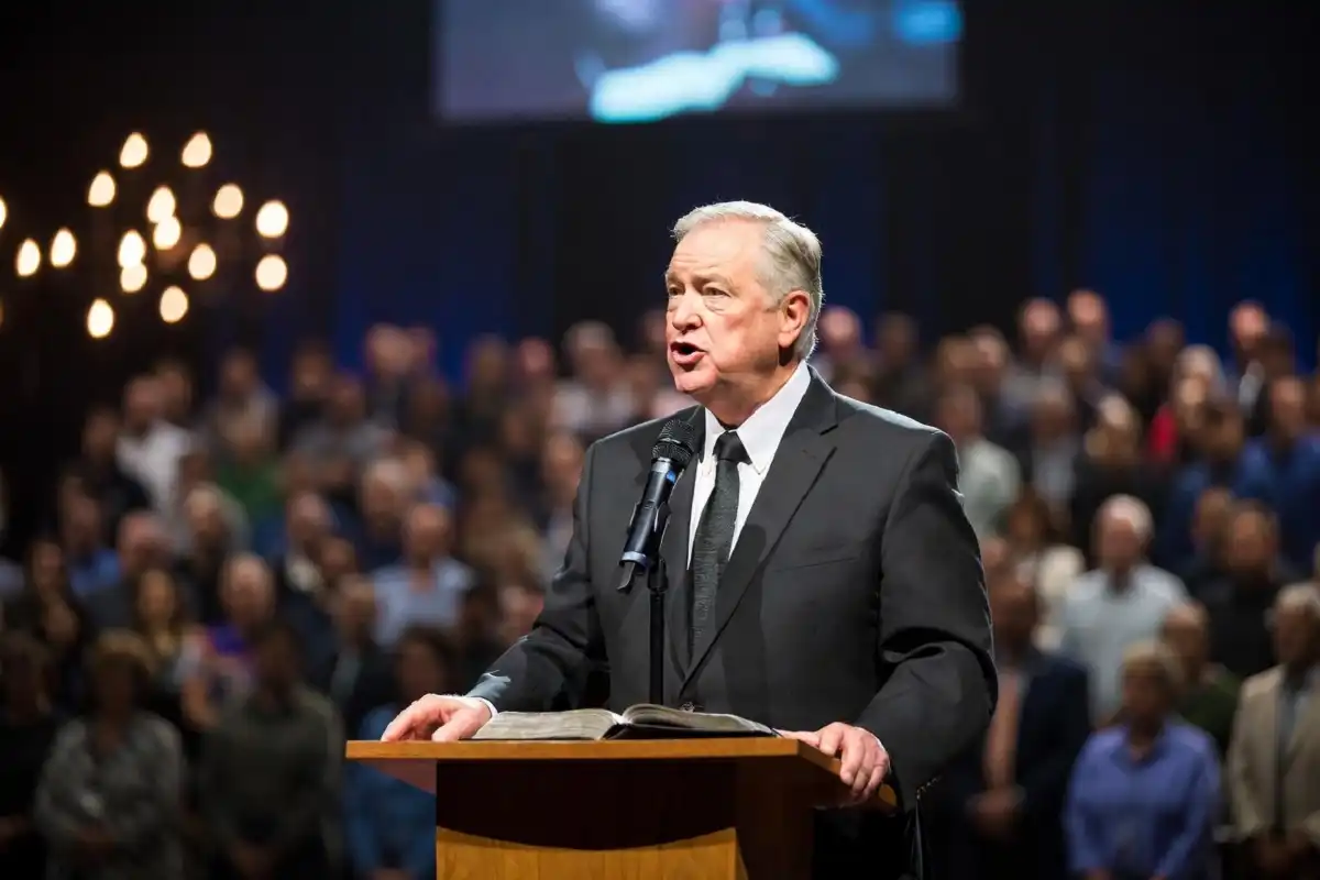 Dutch Sheets pastor and author speaking at a Christian conference representing his net worth and ministry career