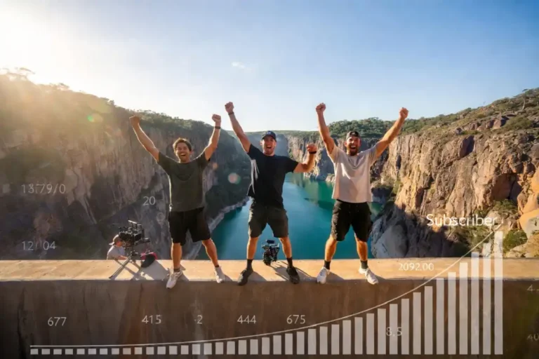 How Ridiculous net worth 2026 – Brett Stanford, Derek Herron, and Scott Gaunson celebrating YouTube success