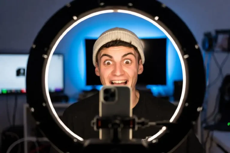 Joe Bartolozzi TikTok creator filming reaction video