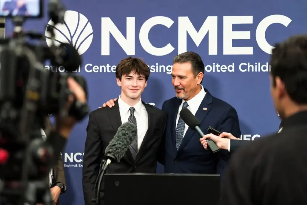 John Walsh with son Callahan Walsh co-hosting America's Most Wanted
