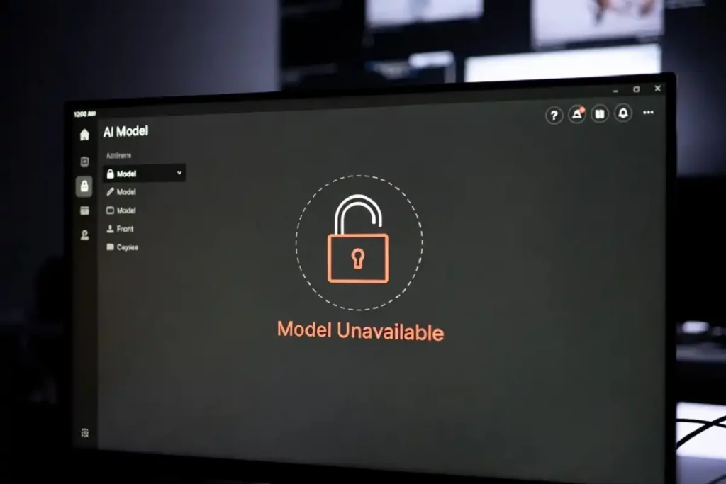 Anthropic Fable 5 and Mythos 5 access disabled on screen following US government Anthropic AI models ban directive