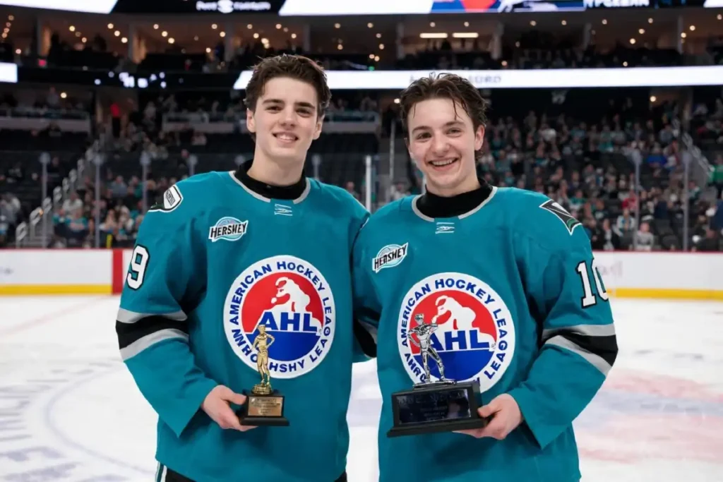 San Jose Barracuda Rookie of the Year award co-winners 2026 AHL