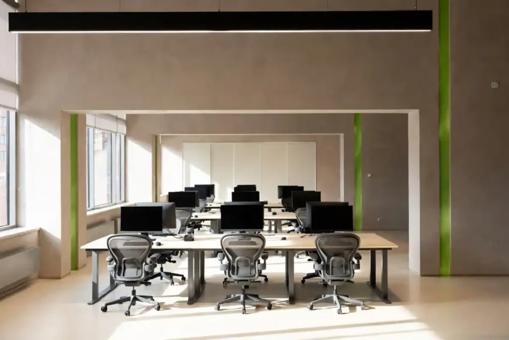 Empty Microsoft Xbox gaming studio during repeated rounds of Xbox layoffs from 2023 to 2026