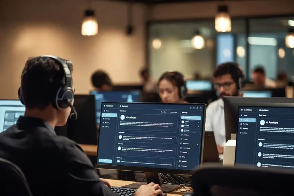 Customer support agents using AI tools to boost productivity in 2026