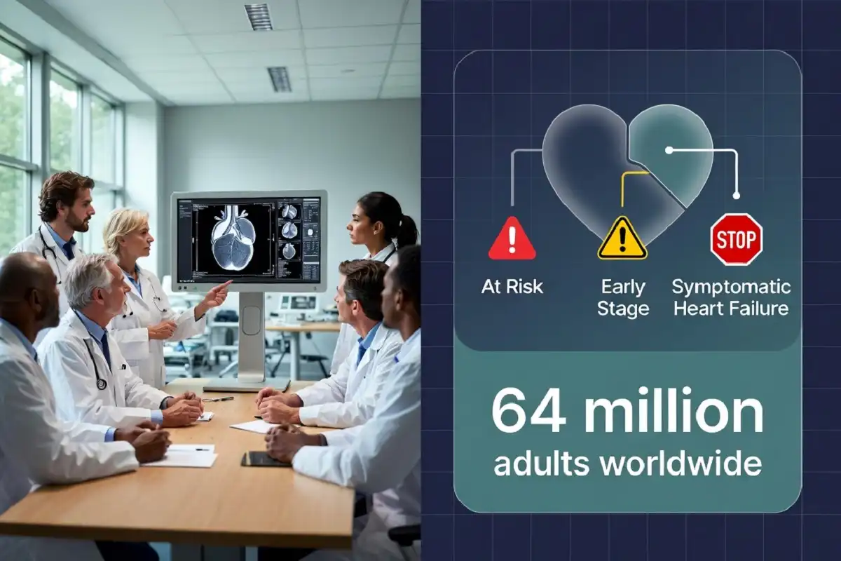 Global heart failure experts reviewing the new 2026 classification framework