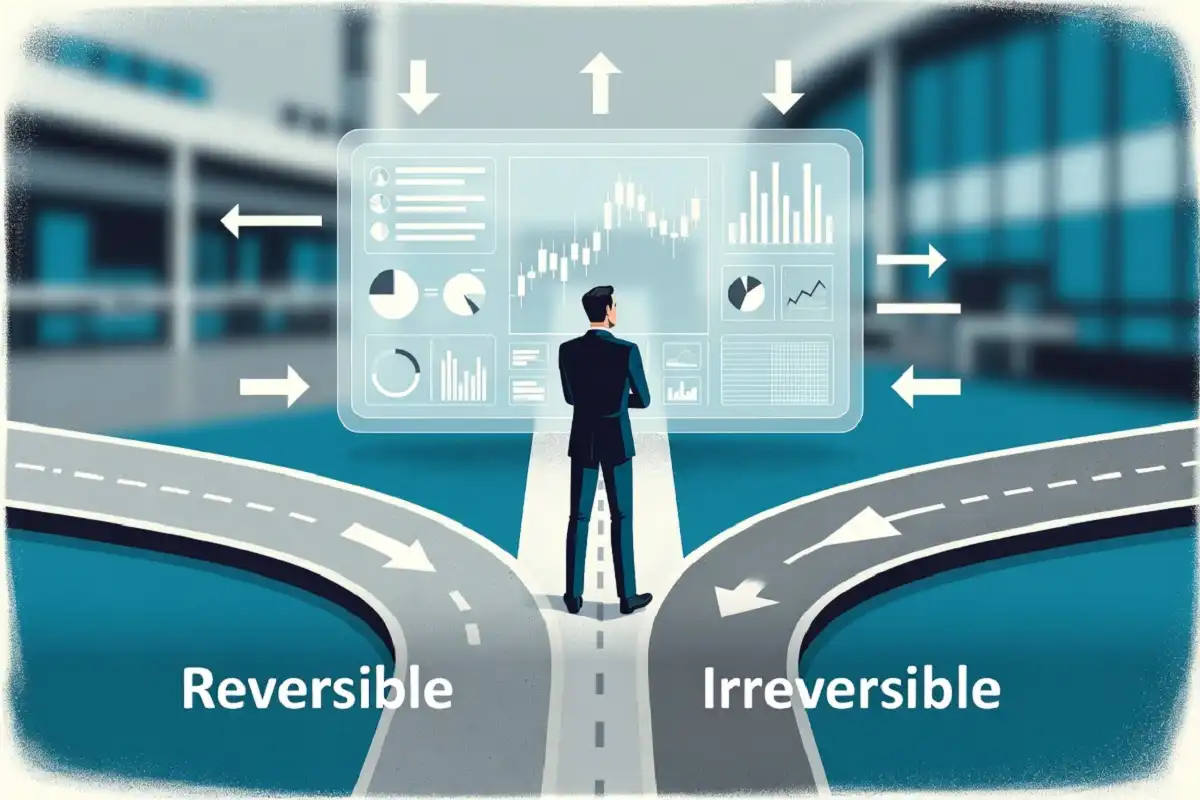 Business leader using data and flexible strategies to make adaptive decisions and adjust course as conditions change.